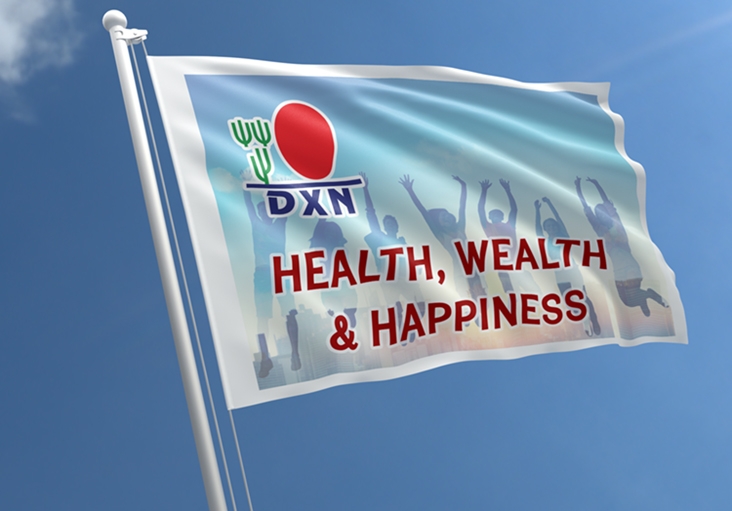 DXN ganoderma company zászló